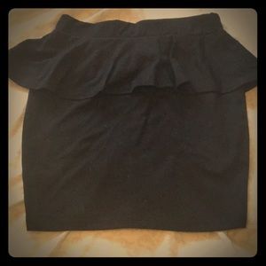 Black pencil skirt